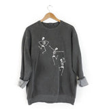 Diagonal Dancing Skeleton Sweatshirt