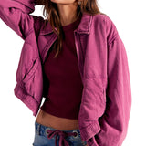 Free People Roan Rouge Birdie Washed Jacket
