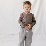 Brown Plaid Pants