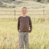 Brown Long Sleeve Tee