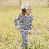 Blue Meadow Ruffle French Terry Set