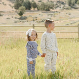 Blue Meadow Ruffle French Terry Set