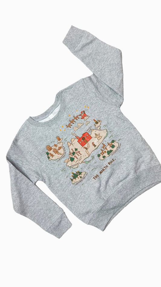 North Pole Sweatshirt (Kids-Adult)
