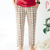Double Plaid Men's Pants
