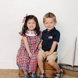 Navy Flag Polo