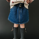 Dark Wash Denim Skirt