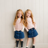 Dark Wash Denim Skirt