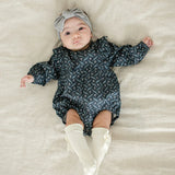 Cream Mebie High Rise Bow Socks