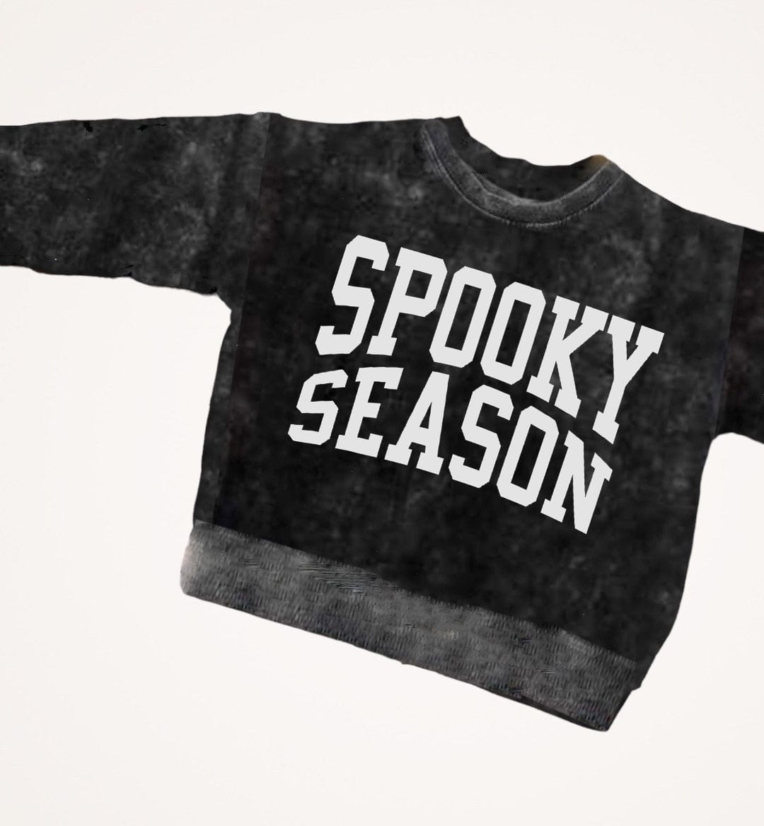 Spooky Season Acid Wash Sweatshirt