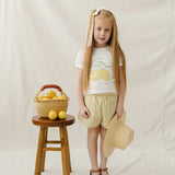 Yellow Gingham Shorts