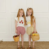 Yellow Gingham Shorts