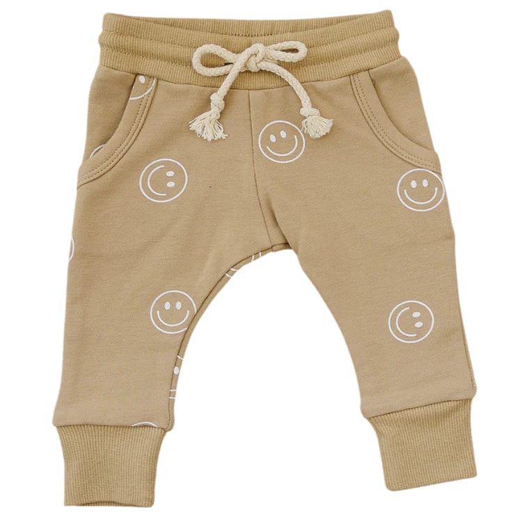 Mebie Baby Smiley French Terry Joggers