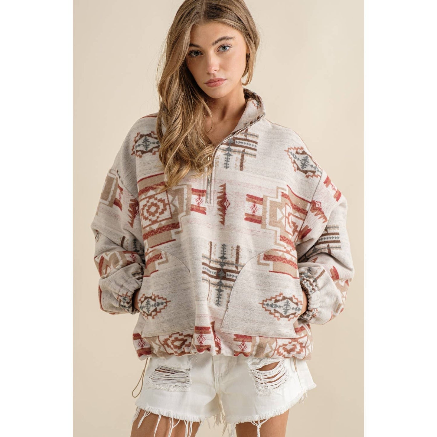 Aztec Pullover Fleece
