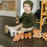 Mebie Baby Oatmeal Organic Leggings