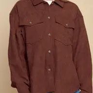 Corduroy Button Up Shacket