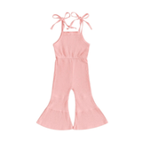 Pink Ribbed Jumpsuit