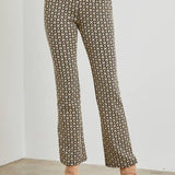 Holiday Patterned Stretch Pants