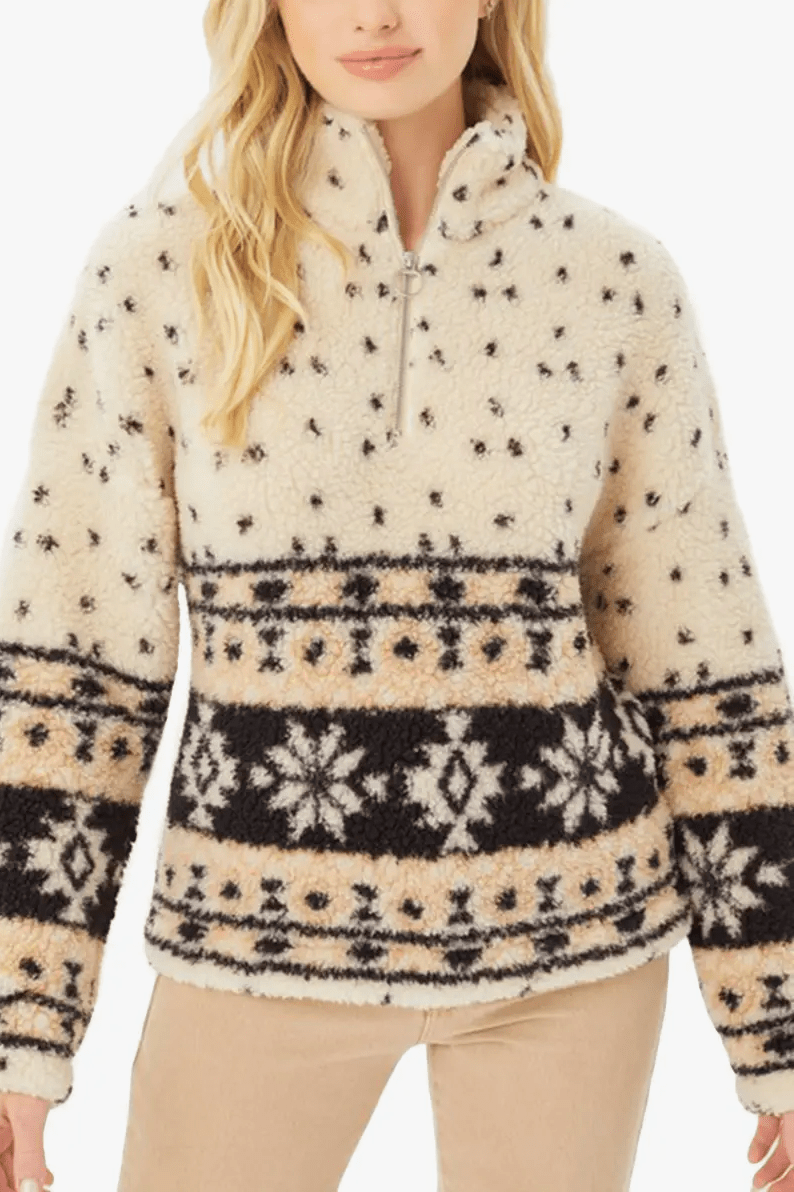 Aztec Sherpa Pullover