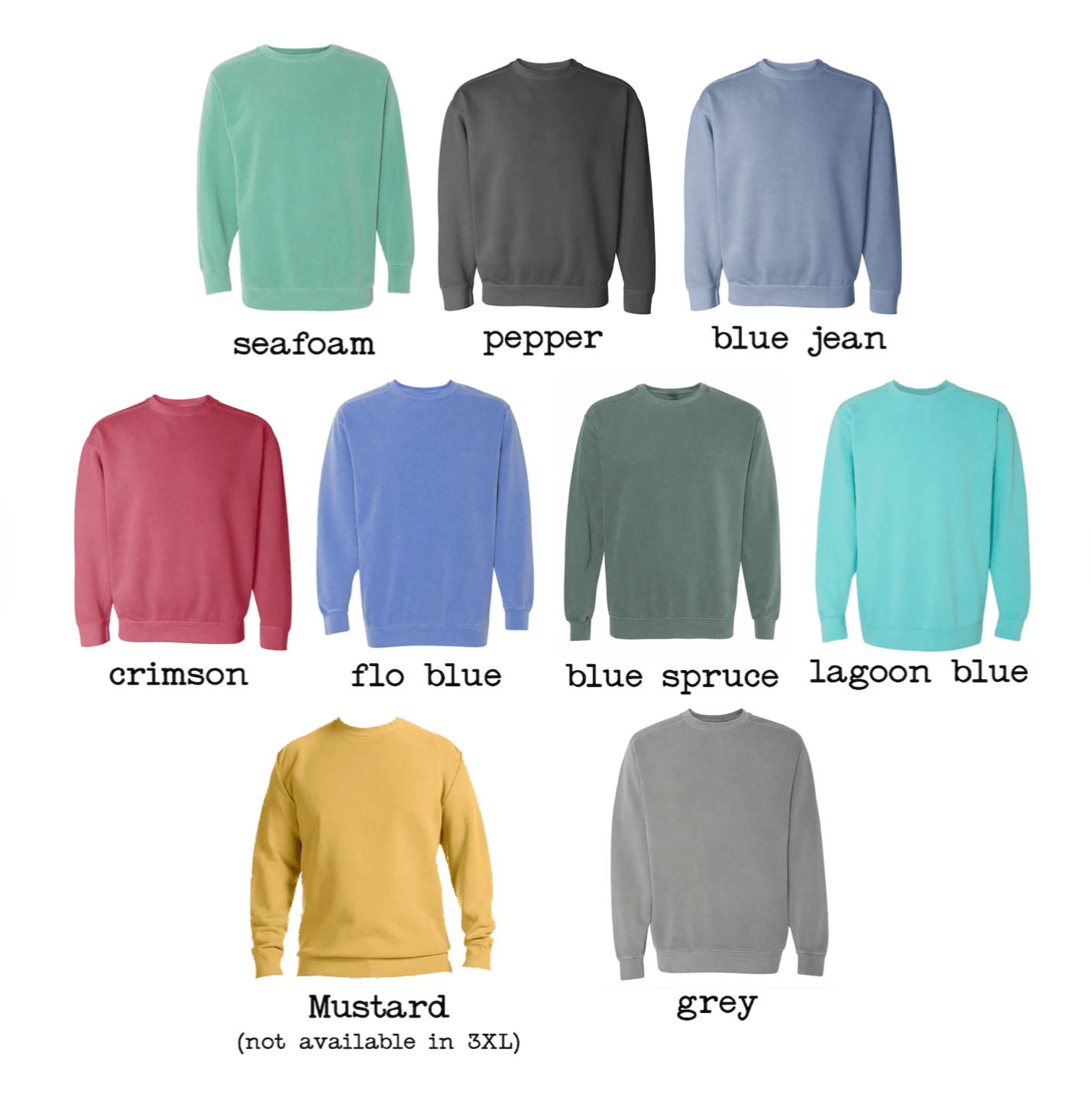 New Beautiful Reasons to be Happy Comfort Colors Crewneck Sweatshirt Pullover // You Pick Color // Size S-3XL