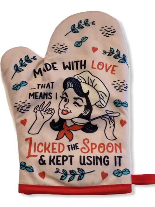 "Made with Love" Oven Mitt